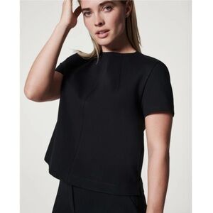 Spanx The Perfect Funnel Neck Top Black Size 3X NWT New